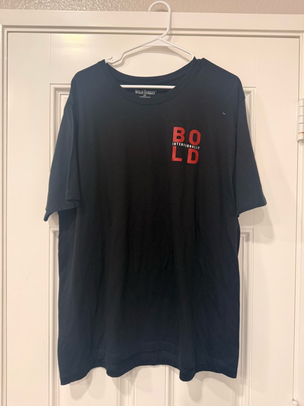 Wild Turkey Bold Graphic Black Men's T-Shirt
